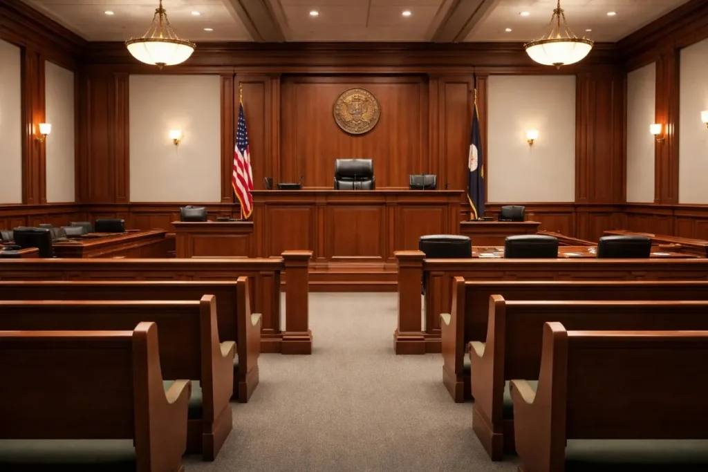 Inside a Wisconsin courtroom during the Kyle Rittenhouse murder trial, 2021