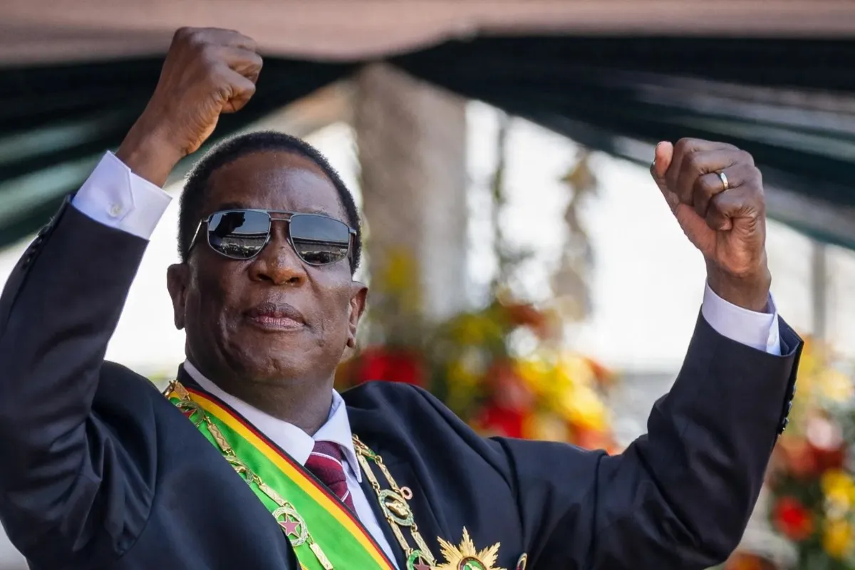 A formal portrait of Zimbabwe President Emmerson Mnangagwa net worth, often the subject of public interest regarding his net worth and career legacy in 2026.