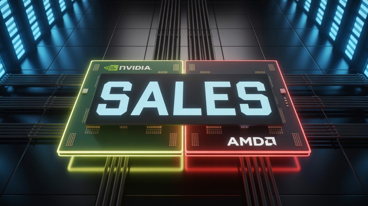 Nvidia AMD chip sales