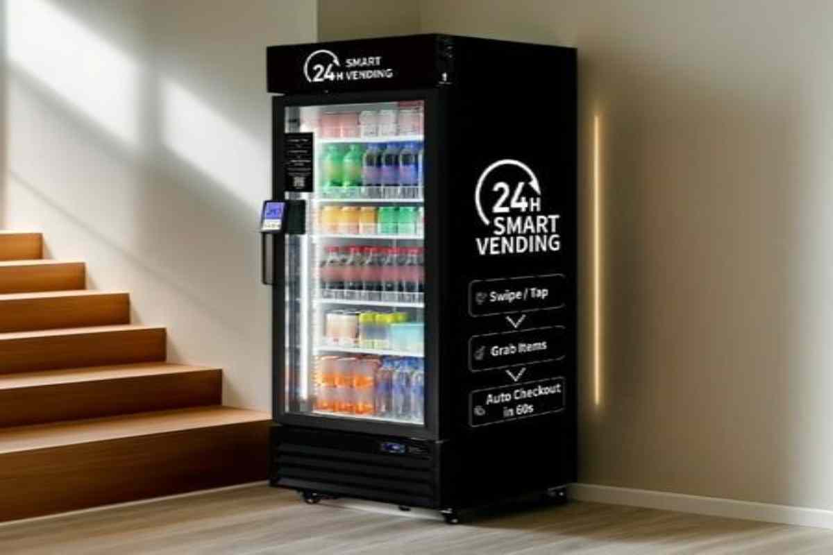 Modern Dasani vending machine offering purified bottled water with eco-friendly and smart hydration technology.