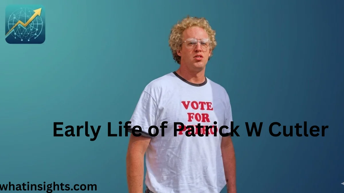 A man with blonde curly hair and glasses wearing a white "Vote For Pedro" t-shirt, used as a visual representation to discuss Patrick W Cutler Net Worth and online content creators.