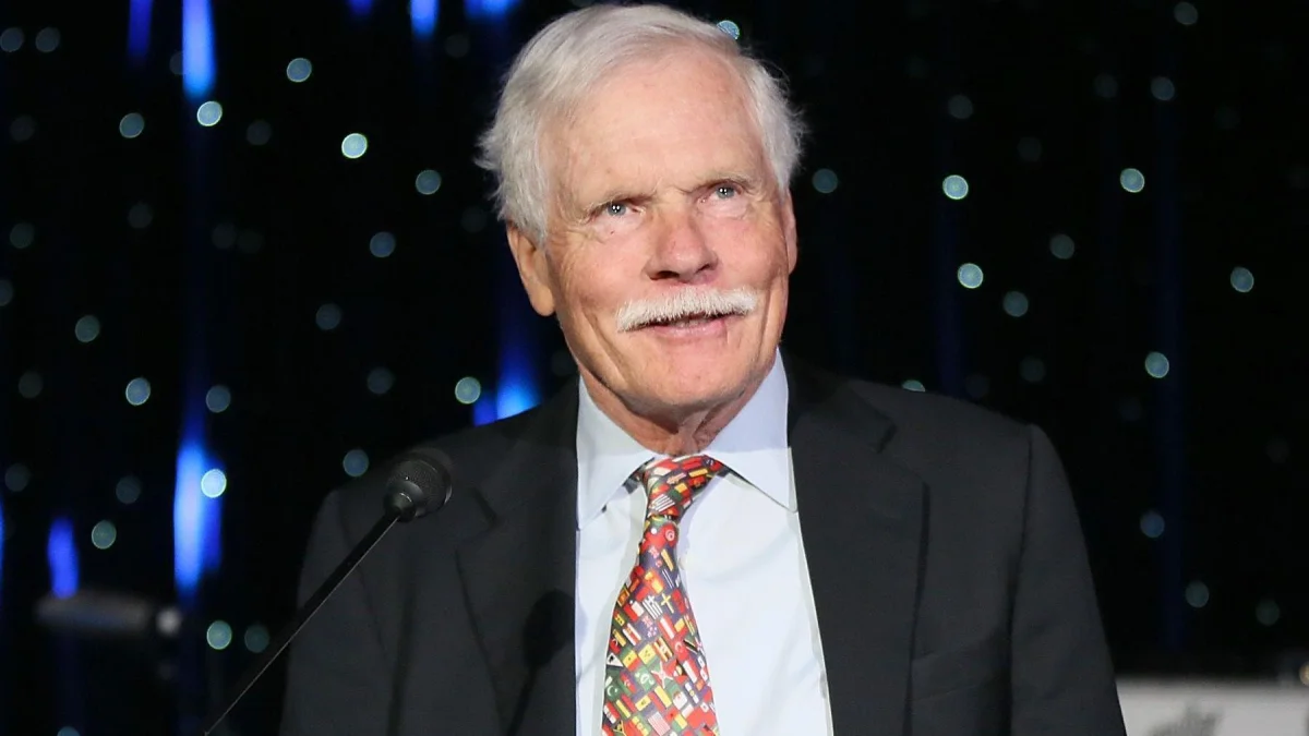 A portrait of media mogul Ted Turner, the visionary founder of CNN and the UN Foundation, who passed away on May 6, 2026, leaving a historic legacy in global journalism.
