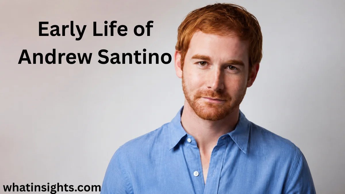 Andrew Santino portrait highlighting his early life and career journey that contributed to Andrew Santino Net Worth and rise to fame in entertainment.