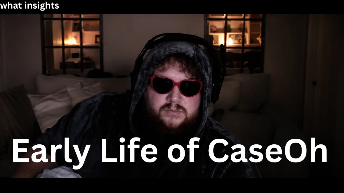 CaseOh wearing sunglasses and a hoodie during a livestream, representing his background, career journey, and CaseOh Net Worth story.