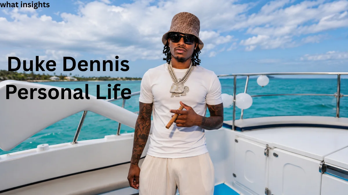 Duke Dennis standing on a yacht showing luxury lifestyle related to Duke Dennis Net Worth and personal life