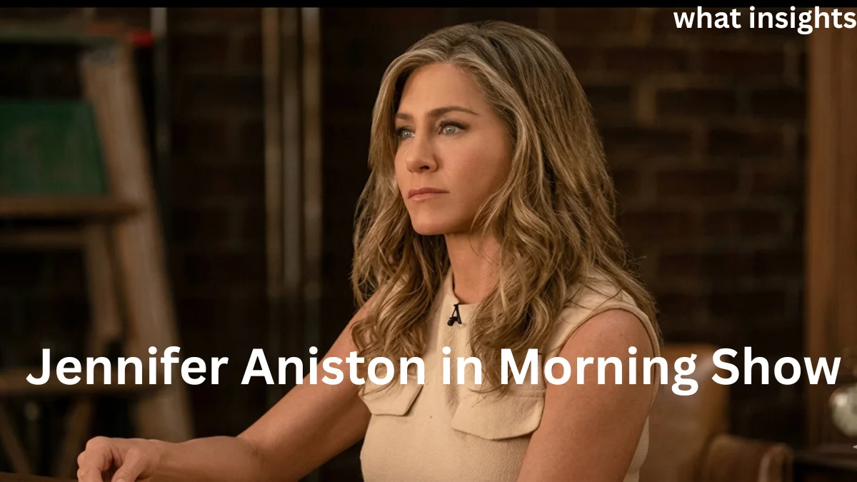 Jennifer Aniston in The Morning Show, featured in a Jennifer Aniston Net Worth article about her television success, earnings, and career achievements