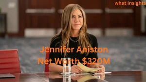 Jennifer Aniston during an interview session, featured in a Jennifer Aniston Net Worth article discussing her career earnings and financial success