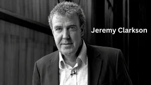 Jeremy Clarkson portrait in black and white during recent Jeremy Clarkson health and cancer news coverage.