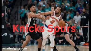 Nicks Spurs NBA game featuring a physical battle for possession between New York Knicks and San Antonio Spurs players during a competitive matchup.